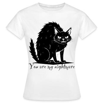 Mon cauchemar - T-shirt Femme - blanc - Devant - AI Model Female 172 dark (172cm)