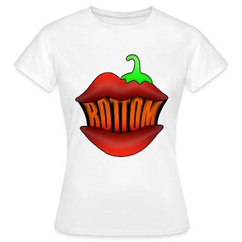 Bottom - Women's T-Shirt - white - Front - AI Model Female 172 dark (172cm)