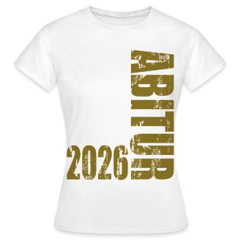 Abitur 2026 - Frauen T-Shirt - Weiß - Vorne - AI Model Female 172 dark (172cm)