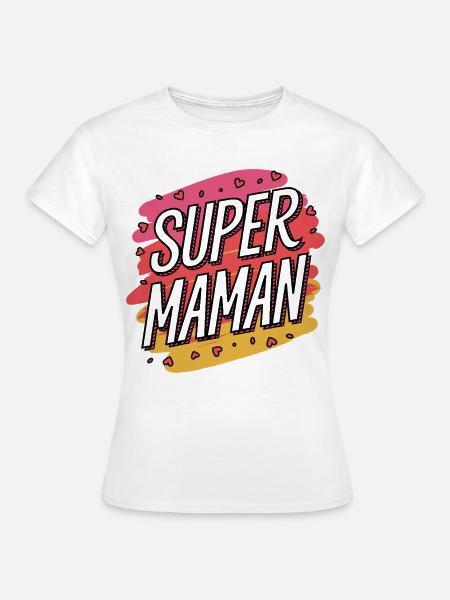 Super-Mama - Frauen T-Shirt - Weiß
