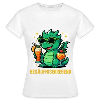 La situation est l’ivresse - T-shirt Femme - blanc - Devant - AI Model Female 172 dark (172cm)