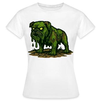 Sludge Mutant Mutt - T-shirt Femme - blanc - Devant - AI Model Female 172 dark (172cm)