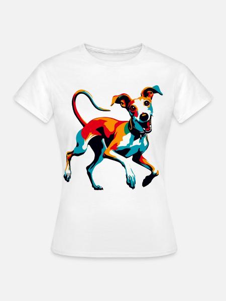 Silly Galgo Nr6 - Frauen T-Shirt - Weiß