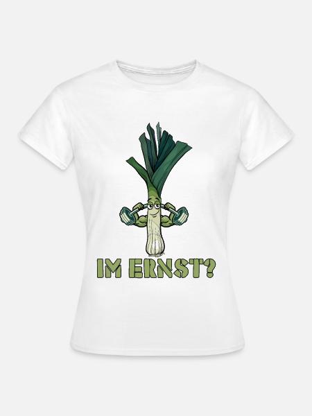 Gewichtheber IM ERNST??? Gym Lustiges - Frauen T-Shirt - Weiß