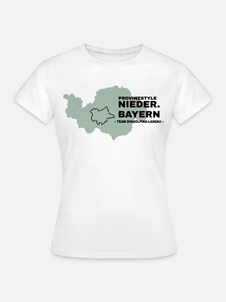 Niederbayern | DINGOLFING-LANDAU - Frauen T-Shirt - Weiß