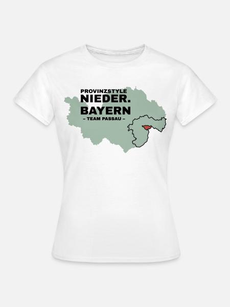 Niederbayern | PASSAU - Frauen T-Shirt - Weiß