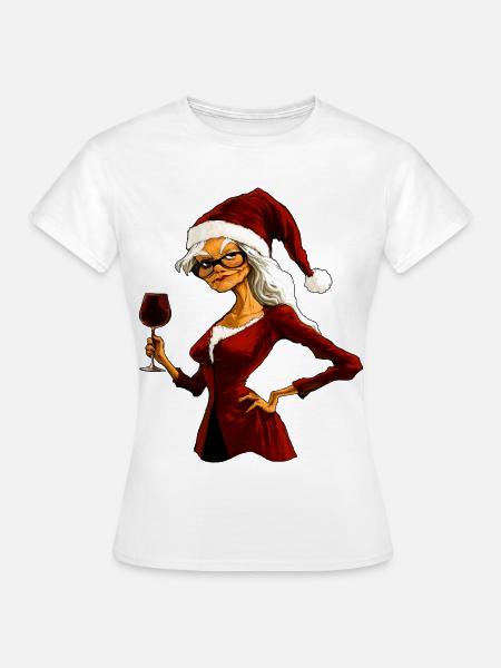 Hexen Weihnachten - Frauen T-Shirt - Weiß