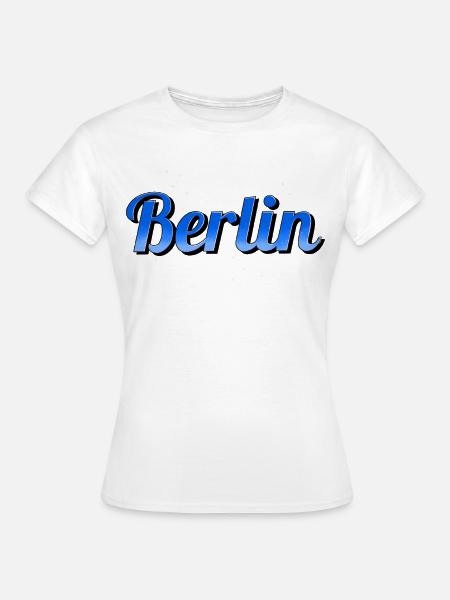 Berlin - Frauen T-Shirt - Weiß