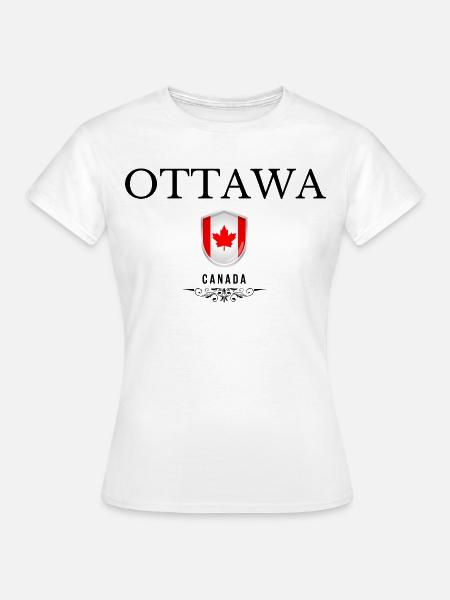 Souvenir Ottawa, Ottawa Kanada - Frauen T-Shirt - Weiß