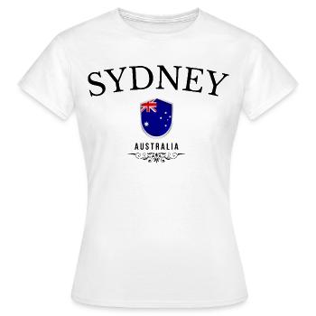 Souvenir Sydney, Sydney, Australien - Frauen T-Shirt - Weiß - Vorne - AI Model Female 172 dark (172cm)