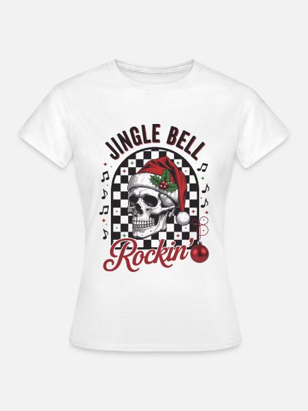 Jingle Bell Rockin - Frauen T-Shirt - Weiß