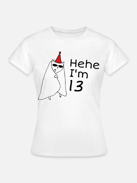 13-jähriges Jubiläum – 13-jähriges Jubiläumsgeschenk - Frauen T-Shirt - Weiß