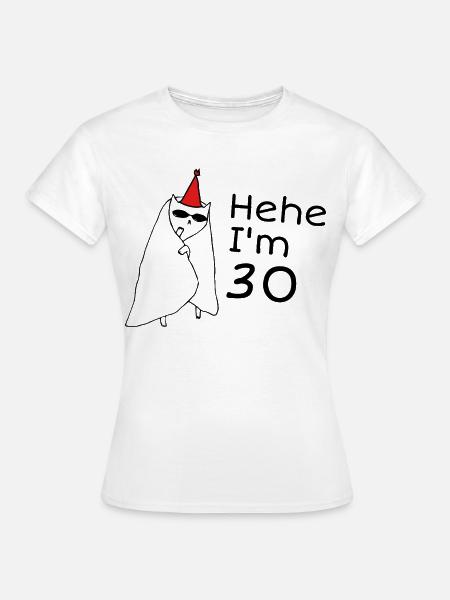 30-jähriges Jubiläumsgeschenk – 30-jähriges Jubiläumsgeschenk - Frauen T-Shirt - Weiß