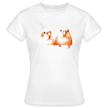 Birdies - Women's T-Shirt - white - Front - AI Model Female 172 dark (172cm)
