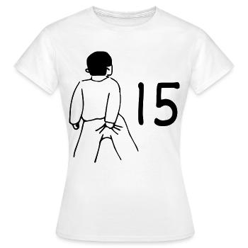 15. Geburtstag - 15 Jahre Alt - Frauen T-Shirt - Weiß - Vorne - AI Model Female 172 dark (172cm)
