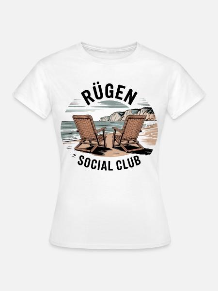 Rügen Urlaub Ostsee Reise Strand - Frauen T-Shirt - Weiß