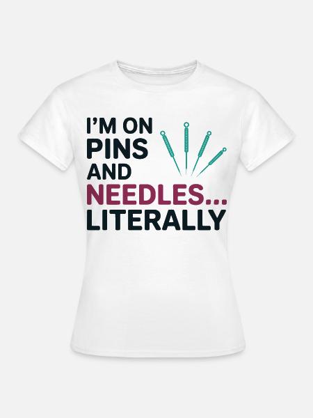 Lizenzierte TCM-Praktiker-Expertengenauigkeit - Frauen T-Shirt - Weiß