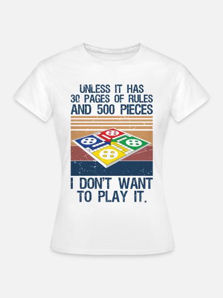 Board Game Joke Funny Board Game - Frauen T-Shirt - Weiß