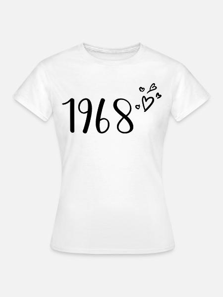 1968 - Frauen T-Shirt - Weiß