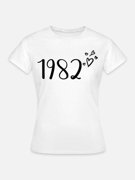 1982 - Frauen T-Shirt - Weiß