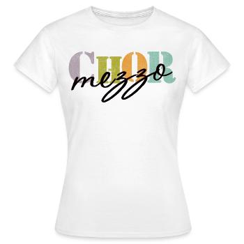 Choir mezzo-soprano - Women's T-Shirt - white - Front - AI Model Female 172 dark (172cm)