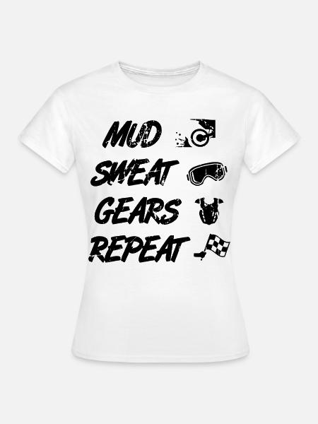 Motocross Routine - Frauen T-Shirt - Weiß