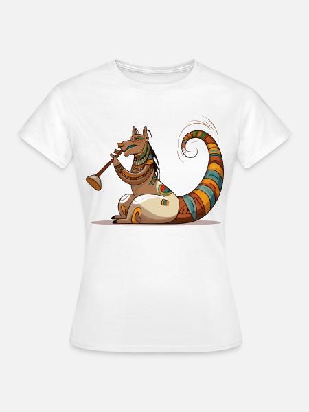 Dino Saxophon Tribal Schmuck - Frauen T-Shirt - Weiß