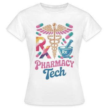 Rx Tech Pharmacy Art - Frauen T-Shirt - Weiß - Vorne - AI Model Female 172 dark (172cm)