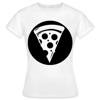 Pizza slice - Women's T-Shirt - white - Front - AI Model Female 172 dark (172cm)