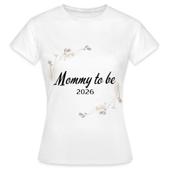 Maman à devenir - T-shirt Femme - blanc - Devant - AI Model Female 172 dark (172cm)