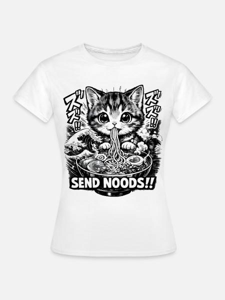 Send Noods Ramen - Frauen T-Shirt - Weiß