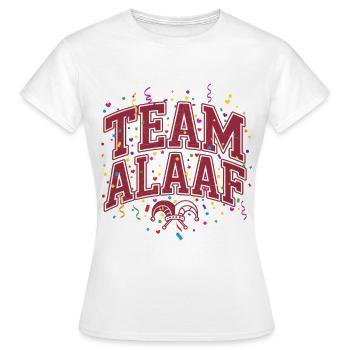 Équipe Alaaf Cologne - T-shirt Femme - blanc - Devant - AI Model Female 172 dark (172cm)