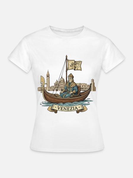 Venezia Love - Frauen T-Shirt - Weiß