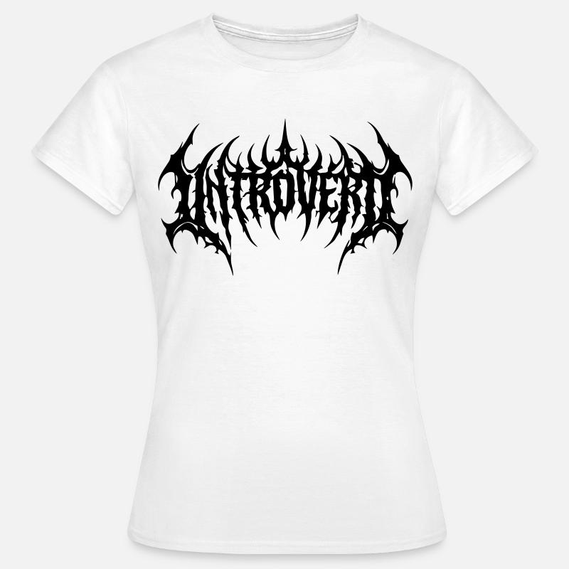 introvertiert - Frauen T-Shirt - Weiß
