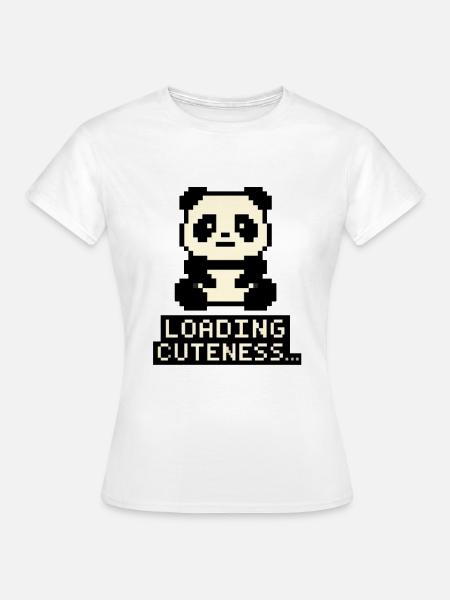 Pixelbaby Lade Cuteness - Frauen T-Shirt - Weiß