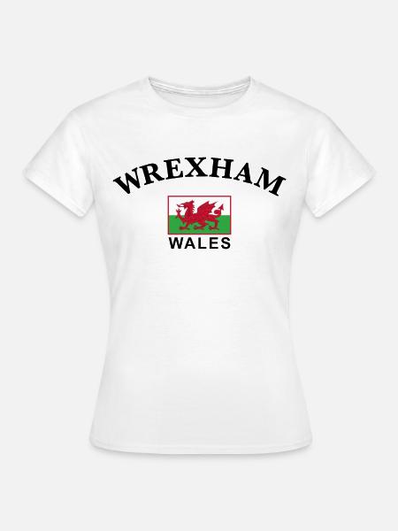 Wrexham, Wales - Frauen T-Shirt - Weiß