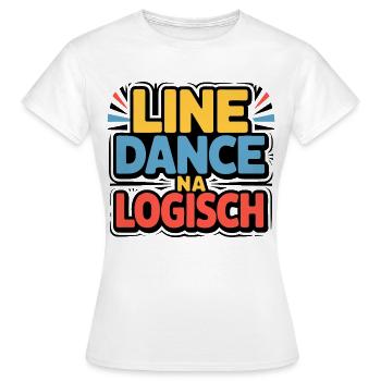 Logique de la danse en ligne - T-shirt Femme - blanc - Devant - AI Model Female 172 dark (172cm)