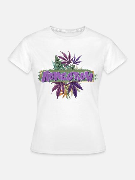 Homegrow - Frauen T-Shirt - Weiß