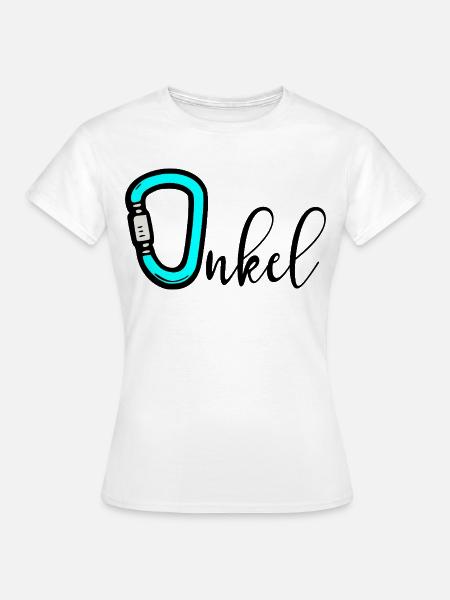 Camping Klettern Onkel - Frauen T-Shirt - Weiß