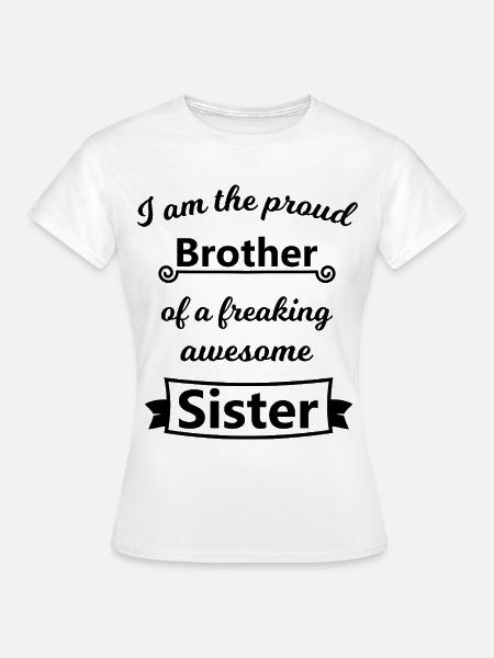 Bruder und Schwester - Frauen T-Shirt - Weiß