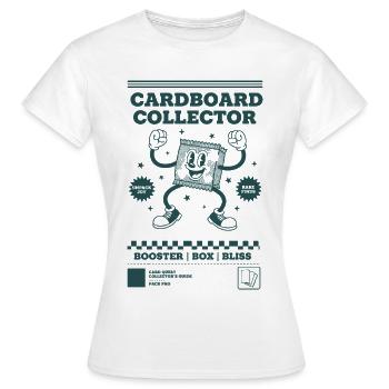 Boîte de collectionneur en carton Boîte d’extension Bliss Déballe Joie - T-shirt Femme - blanc - Devant - AI Model Female 172 dark (172cm)