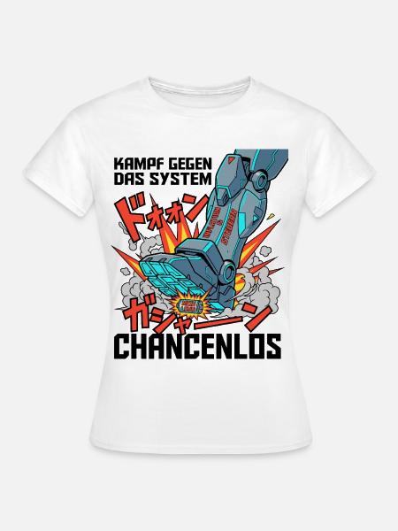 Kampf_Gegen_Das_System - Frauen T-Shirt - Weiß