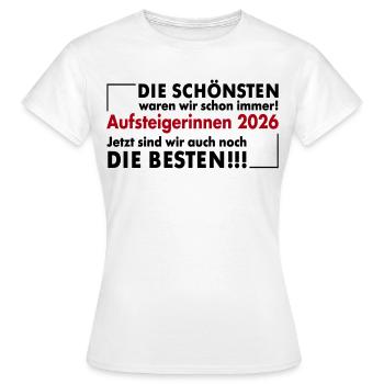 De beaux espoirs 2026 - T-shirt Femme - blanc - Devant - AI Model Female 172 dark (172cm)