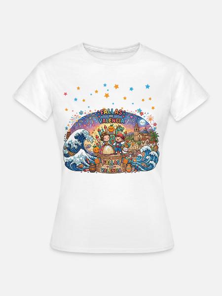 Fallas De Valencia Party Mascleta - Frauen T-Shirt - Weiß