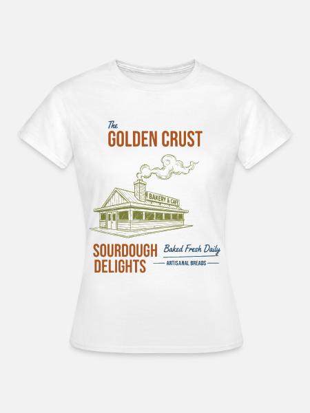 Ästhetik Sauerteig Brot Bäckerei Backwaren  - Frauen T-Shirt - Weiß