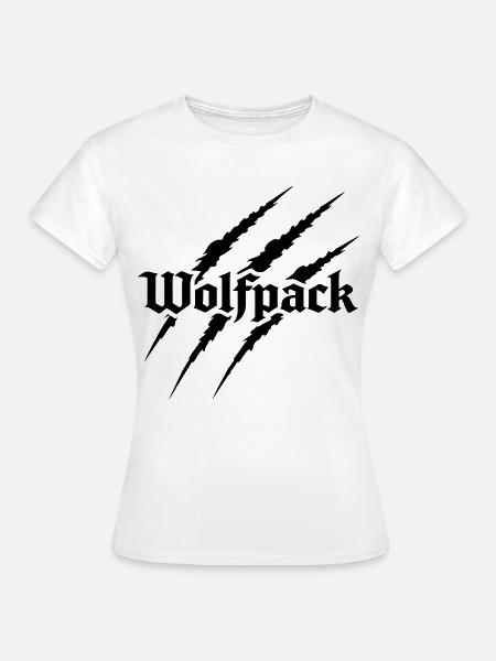 Wolfsrudel - Frauen T-Shirt - Weiß