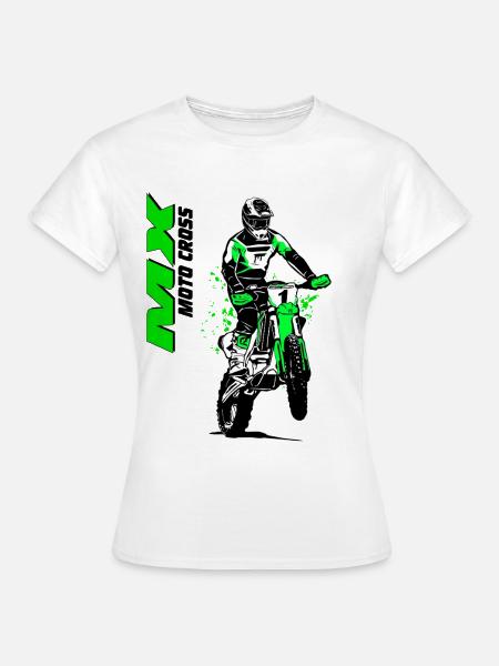 Moto Cross - Supercross - Motocross - Frauen T-Shirt - Weiß