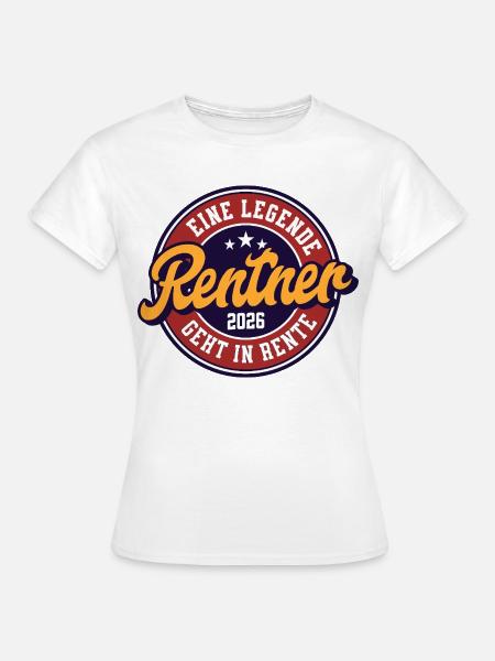 Rentner 2026 - Frauen T-Shirt - Weiß