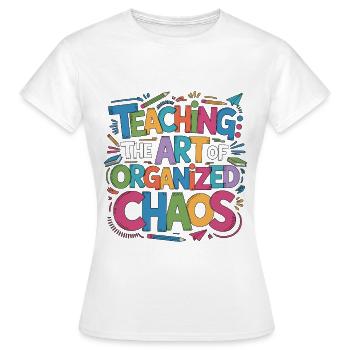 Elementary Teacher Teaching The Art Of Education - Women's T-Shirt - white - Front - AI Model Female 172 dark (172cm)