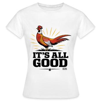 Karmesinroter Phönix-Ausbruch - Frauen T-Shirt - Weiß - Vorne - AI Model Female 172 dark (172cm)